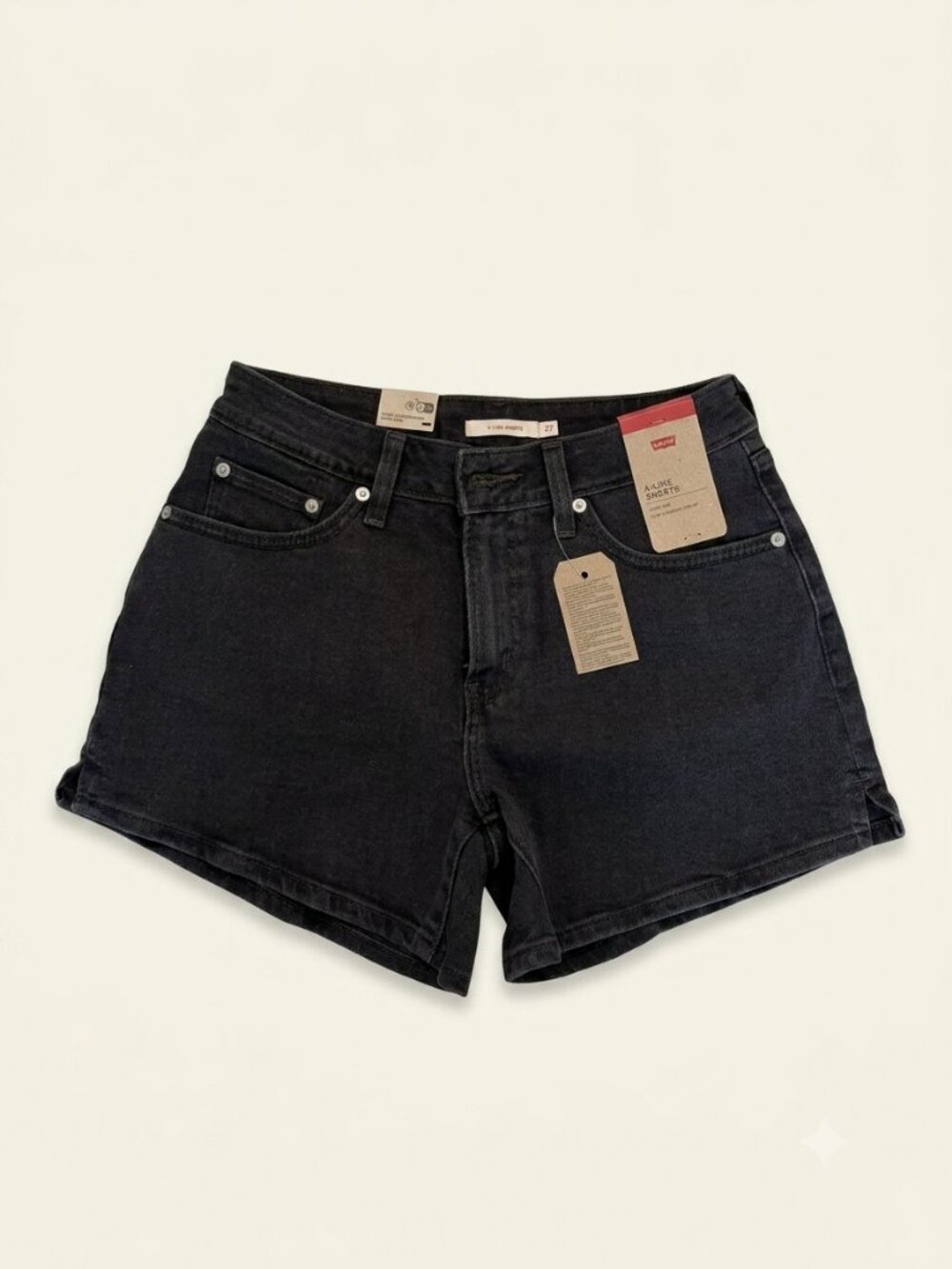 Women's Mid-Rise A-Line Denim Shorts